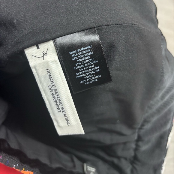 Ann Taylor Multicolor Tweed Fringe Raw Hem Skirt Women’s Size 6 Petite - Picture 7 of 12